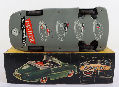 Distler (Germany) Porsche 356 Convertible Electro Matic 7500 tinplate Car - 3
