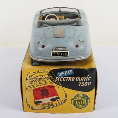 Distler (Germany) Porsche 356 Convertible Electro Matic 7500 tinplate Car - 5