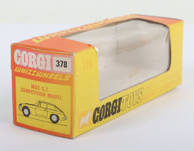 Vintage Corgi Toys 378 MGC GT Whizzwheels Model
