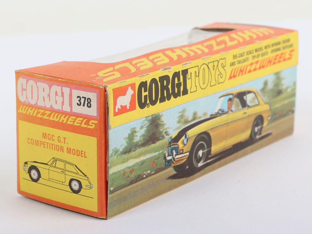 Vintage Corgi Toys 378 MGC GT Whizzwheels Model