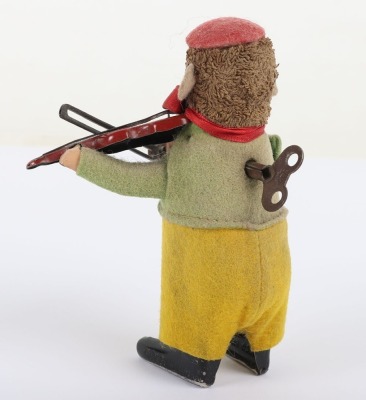 Schuco German Pre War wind-up Monkey Violinist - 4
