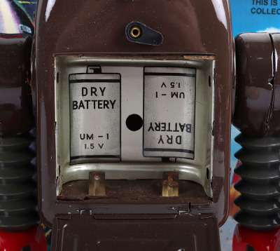 Five Recent Issue Tinplate Robots, - 3