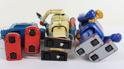 Five Recent Issue Tinplate Robots, - 5