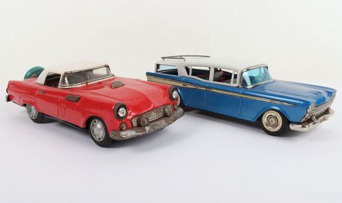 A Bandai Japanese Tinplate Nash Rambler Station Wagon