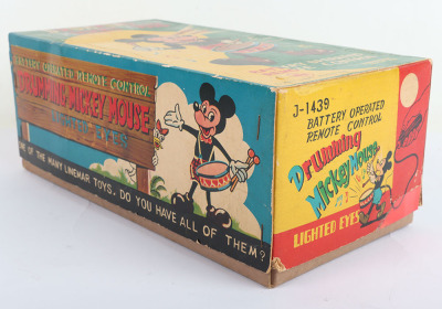 Linemar Japanese Battery Operated Drumming Mickey Mouse - 8