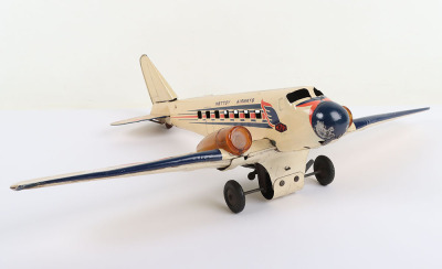 A Mettoy Airways Tinplate Twin Engine Aeroplane - 4