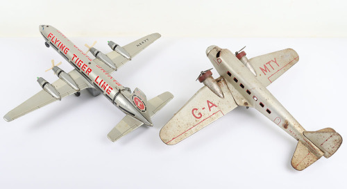 Two Tinplate Aircraft Models