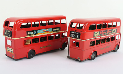 Two Tri-ang Tinplate Minic Double Decker Buses - 3