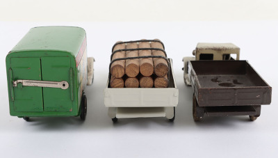 Three Tri-ang Minic Tinplate Post war Commercial Vehicles - 4
