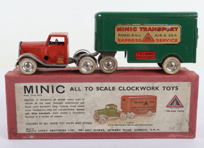 Pre War Tr-iang Minic 30M Articulated Pantechnicon lorry