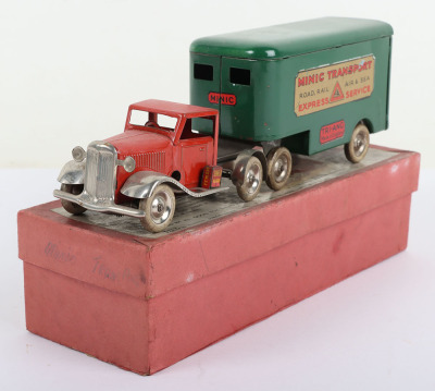 Pre War Tr-iang Minic 30M Articulated Pantechnicon lorry - 3