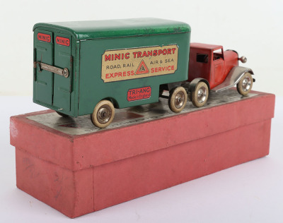 Pre War Tr-iang Minic 30M Articulated Pantechnicon lorry - 5