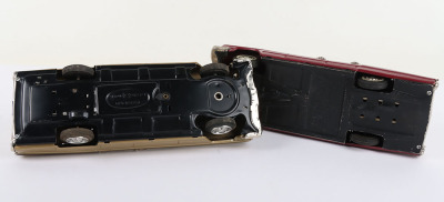 Bandai Japanese Battery Operated Tinplate Cadillac convertible Gear Shift Car - 6