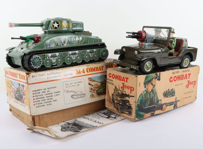 Nomura Toys Japan Battery Operated Combat Jeep - 2
