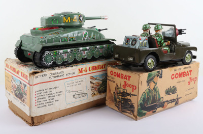Nomura Toys Japan Battery Operated Combat Jeep - 4