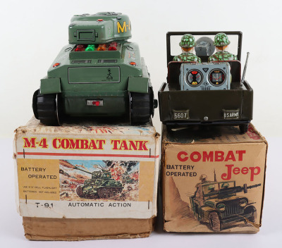Nomura Toys Japan Battery Operated Combat Jeep - 5