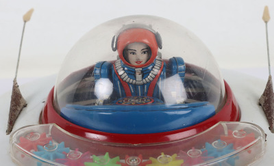 A Yoshiya Japanese KO Battery Operated Sky Patrol Flying Saucer - 2
