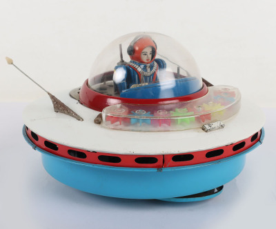 A Yoshiya Japanese KO Battery Operated Sky Patrol Flying Saucer - 3
