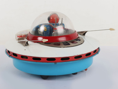 A Yoshiya Japanese KO Battery Operated Sky Patrol Flying Saucer - 5