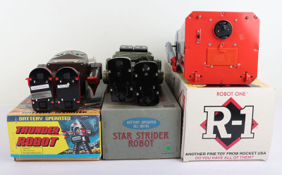 Three Recent Issue Boxed Tinplate Robots - 4