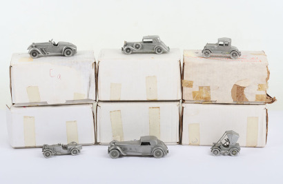 Set of Twelve Handcrafted Classic British Motor Car Collection