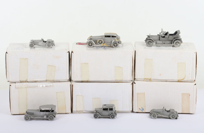 Set of Twelve Handcrafted Classic British Motor Car Collection - 2