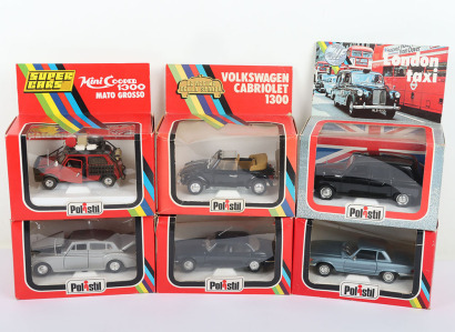 Six Boxed Polistil Italy Boxed Models