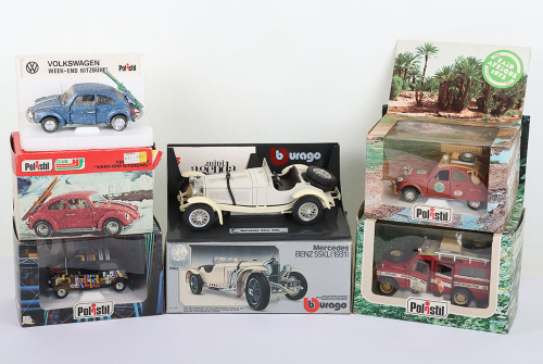 Four Boxed 1:25 Scale Polistil Italy Boxed Models