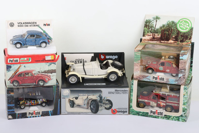 Four Boxed 1:25 Scale Polistil Italy Boxed Models