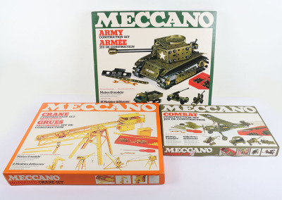 Three Meccano 1970&rsquo;s Sets
