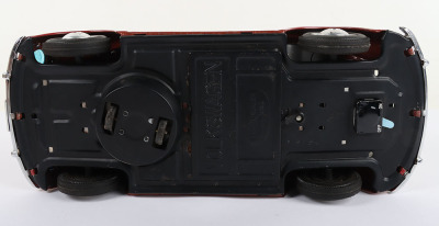 Bandai 4084 tinplate battery operated Kingsize Volkswagen Beetle Sedan - 6
