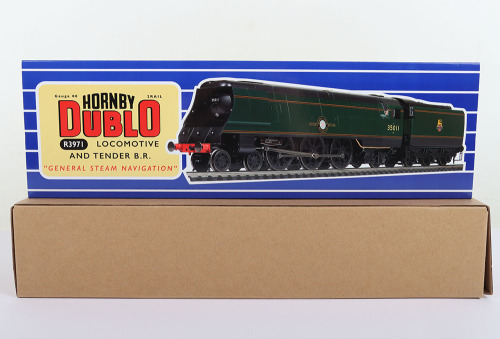 Hornby Dublo 00 gauge recent edition R3971 4-6-2 Merchant Navy class locomotive &lsquo;General Steam Navigation