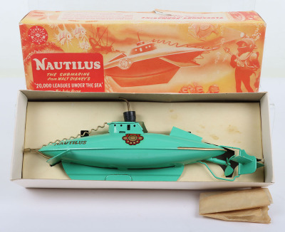 Sutcliffe boxed tinplate clockwork Nautilus Submarine