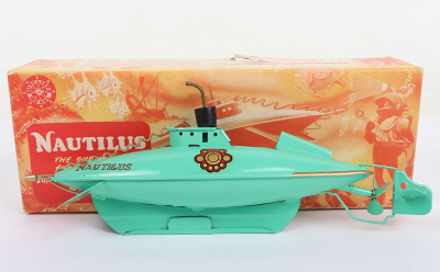 Sutcliffe boxed tinplate clockwork Nautilus Submarine - 2