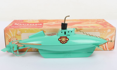 Sutcliffe boxed tinplate clockwork Nautilus Submarine - 3