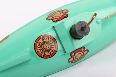 Sutcliffe boxed tinplate clockwork Nautilus Submarine - 5