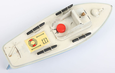 Sutcliffe boxed tinplate clockwork Torpedo boat Victor - 5