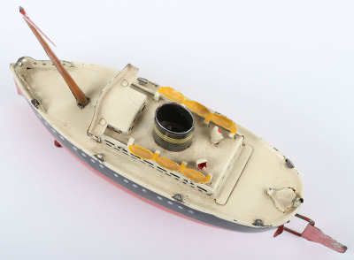 Small tinplate clockwork Ocean Liner - 5