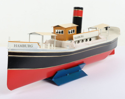 Tucher & Walther T490 tinplate live steam River boat &lsquo;Hamburg&rsquo; - 6