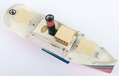 Tucher & Walther T490 tinplate live steam River boat &lsquo;Hamburg&rsquo; - 8
