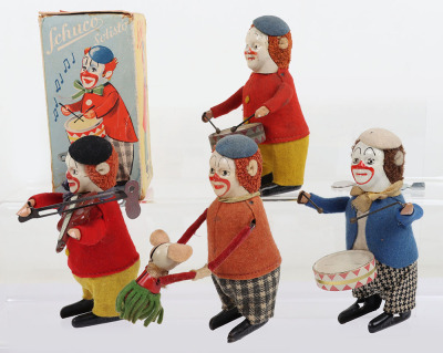 Schuco wind-up novelty clowns - 2