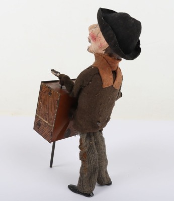 Scarce S.I.J.I.M (Fernand Martin) clockwork Organ Grinder, French circa 1910 - 5