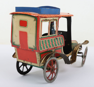 Early tinplate clockwork Motor Car by R & co, circa 1900 - 5
