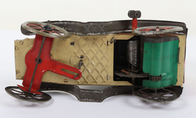 Early tinplate clockwork Motor Car by R & co, circa 1900 - 7