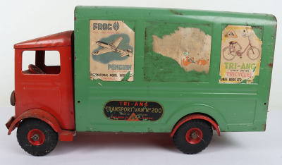 Tri-ang large scale tinplate Transport Van - 2