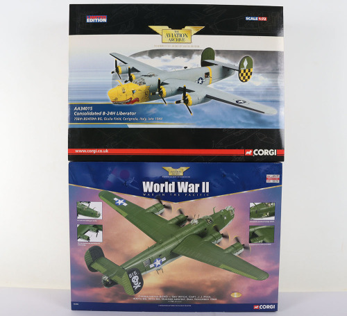 Two Corgi Aviation Archive USAAF B-24 Liberators Aeroplanes