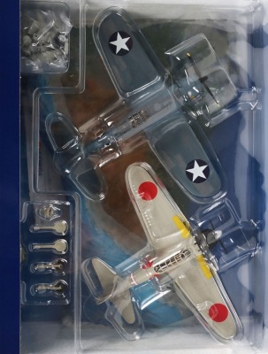 Four Corgi Aviation Archive Aircraft, Corsair&rsquo;s & Zero&rsquo;s - 3