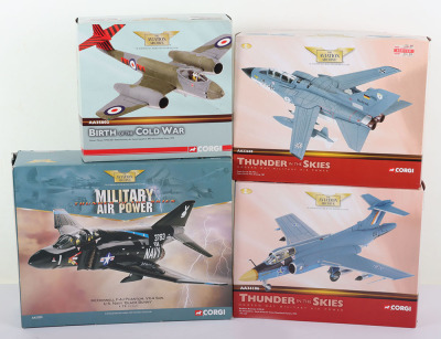 Four Corgi Aviation Archive &lsquo;Thunder in the Skies&rsquo; Jets