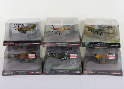 Six Corgi Aviation Archive &lsquo;WWII Legends