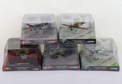 Five Corgi Aviation Archive &lsquo;WWII Legends